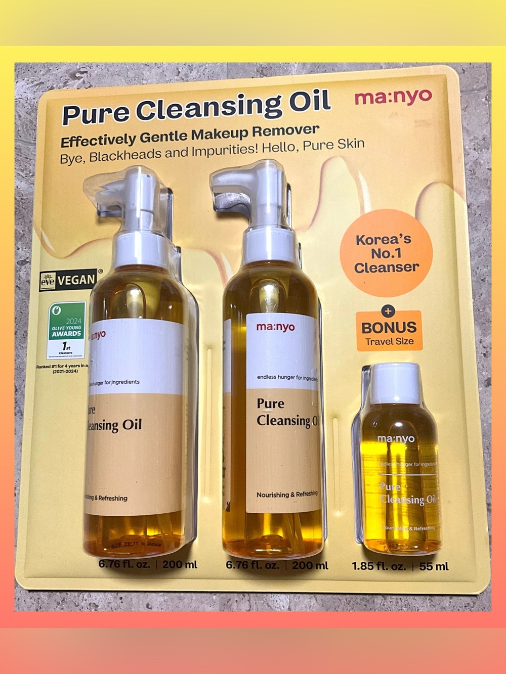 Manyo pure cleansing oil new double pack